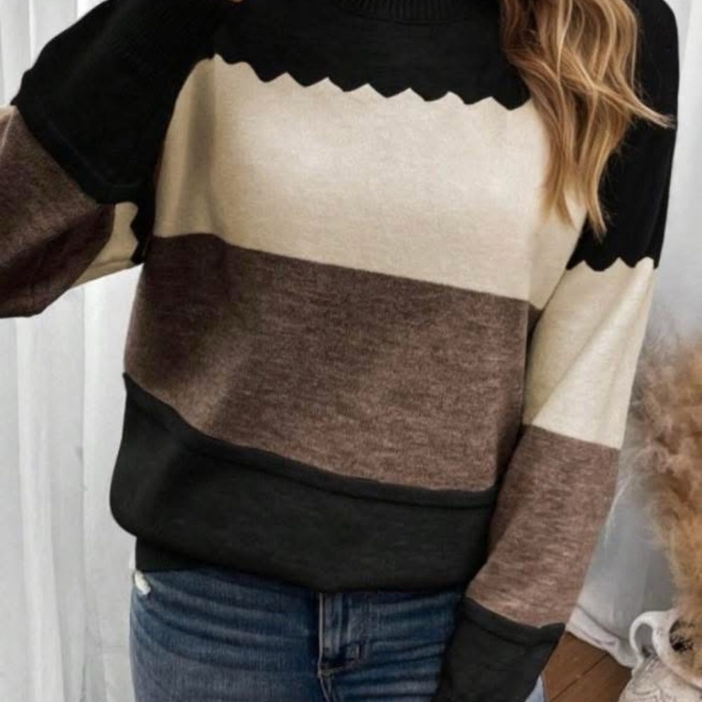 Colorblock Women's Sweater